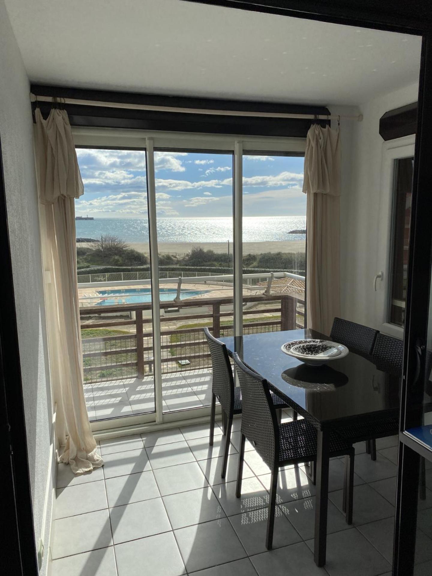 Appartement Vue Mer Le Sunset アグド エクステリア 写真
