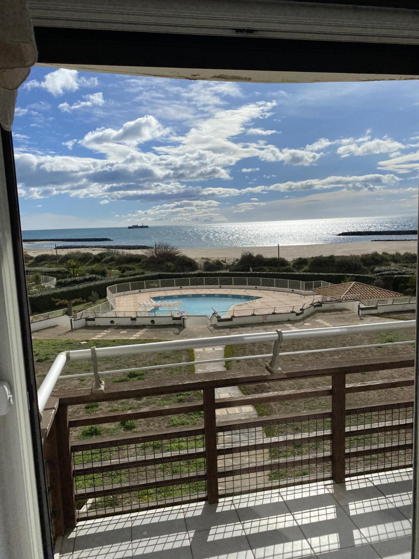 Appartement Vue Mer Le Sunset アグド エクステリア 写真